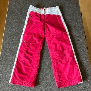 Obermeyer Ski/Snowboard Pants Girls Size 12 Hit Pink